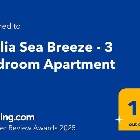 Kallia Sea Breeze - 3 Bedroom Apartment Rhodes City Exterior photo